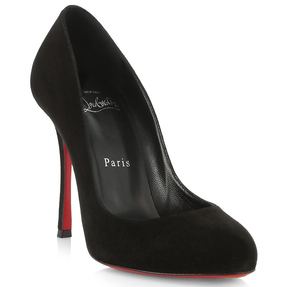 Christian Louboutin Dolly 100mm Suede Pumps